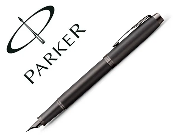 Stylo-plume  parker im monochrome noir pointe        moyenne encre bleu etui       cadeau — Non classé