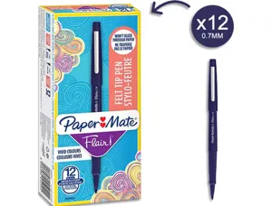 Feutre ecriture paper mate flair pointe moyenne 0,7mm    encre bleu marine — Non classé