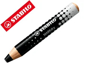 Crayon marqueur stabilo markdry pour          ecrire sur de tableau blanc   coloris noir — Non classé