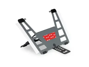 Support ordinateur portable bakker ultrastand universal   aluminium noir gris — Non classé