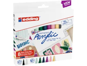 Marqueur edding start easy nordic pochette 8 unites — Non classé