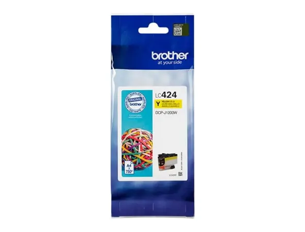Cartouche d'encre original brother lc424y 750 p jaune — Non classé