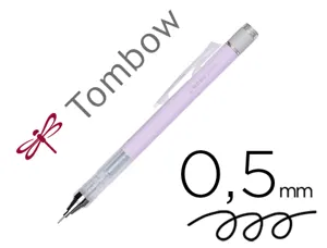 Porte-mines tombow monograph 0,5mm rechargeable gomme      telescopique interchangeable  coloris corps lavande — Non classé