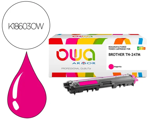 Toner Q-Connect Compatible Brother Tn247m Hl-L 3210/30/70 Dcp-L 3510/50 Mfc-L 3730/50/70 2300p — Cartouches & toners