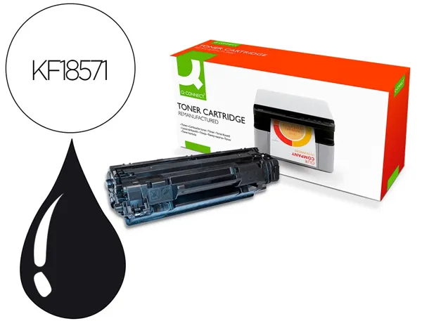 Toner laser compatible q-connect hp cf283x 2200 p noir — Non classé