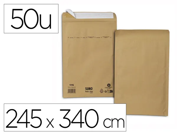 Pochette kraft sumo g auto-adh sive 245x340 mm      boite de 50 unites — Non classé