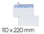 Enveloppe Gpv Velin Blanc 80g Dl 110x220 mm Bande Adhesive Paquet 100 Unites — Aménagement d'espace — vue 2