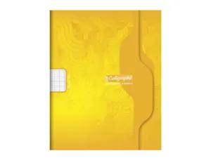 Cahier piqure clairefontaine 7000 couverture souple pp     21x29,7cm 96p seyes 70g       coloris jaune — Non classé