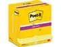 Lot de 12 blocs de 90 feuilles Super Sticky post-it, 76 x 127 mm, coloris jaune — Fournitures — vue 2
