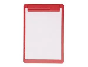Porte-bloc maul go a4 plastique recycle porte-stylo integre dans pince coloris    rouge — Non classé