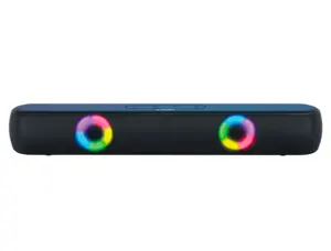 Barre de son q-connect bluetooth avec lumiere led et control du volume coloris     noir — Non classé