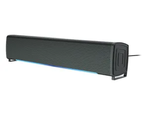 Barre de son q-connect pour ordinateur avec lumiere led   coloris noir — Non classé