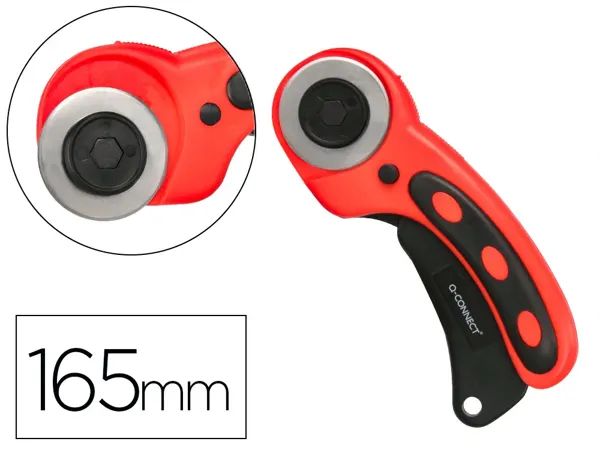 Cutter rotatif q-connect lame circulaire 45mm 22x56x165mm — Non classé