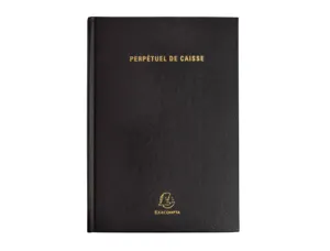 Agenda exacompta perpetuel caisse broche 1 jour/page     16x24 cm noir — Non classé
