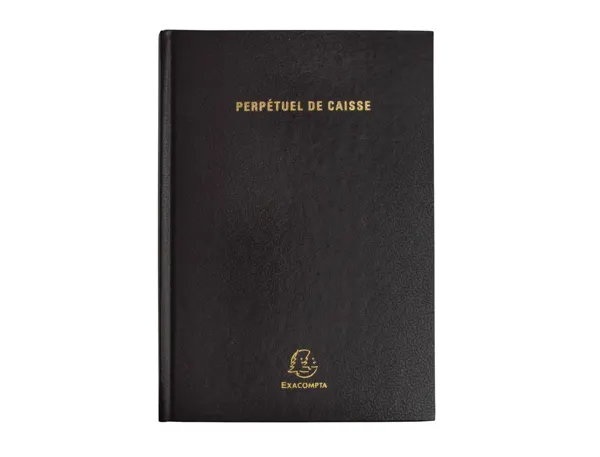 Agenda exacompta perpetuel caisse broche 1 jour/page     16x24 cm noir — Non classé