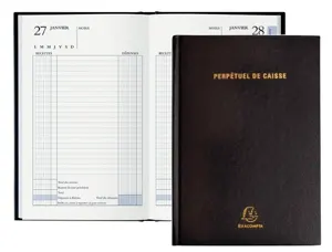 EXACOMPTA Agenda Perpétuel Caisse 210 x 148 mm, assorti — Agendas planning