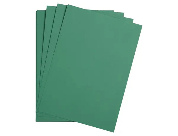 Feuille papier clairefontaine maya 270g 500x700mm coloris   vert sapin paquet 25 unites — Non classé