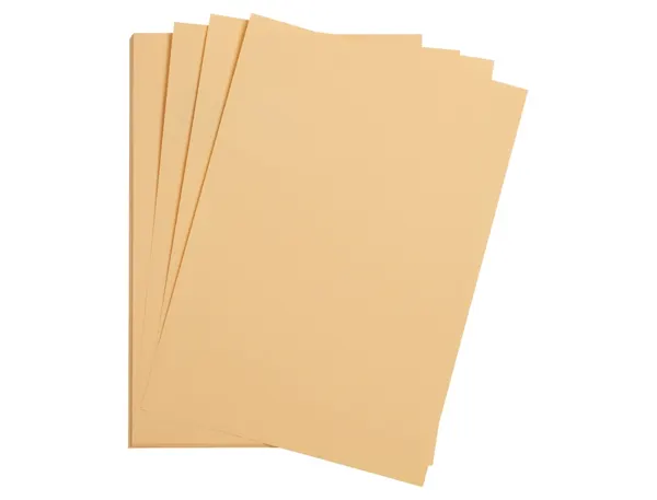 Feuille papier clairefontaine maya 270g 500x700mm coloris abricot paquet 25 unites — Non classé