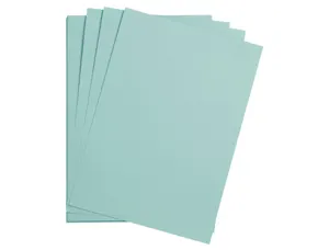 Feuille papier clairefontaine maya 270g 500x700mm coloris   vert turquoise paquet 25      unites — Non classé