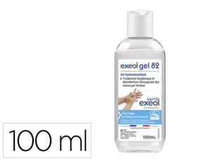 Gel hydroalcoolique exeol gel 82 flacon 100ml — Non classé