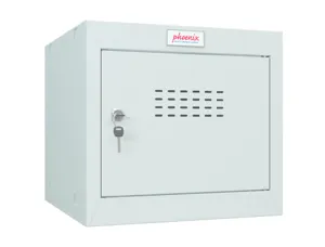 Casier cube phoenix taille 1 serrure a cle coloris gris    clair — Non classé