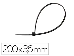 Scelle q-connect 200x3,6mm coloris noir sachet 100       unites — Non classé