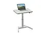 LEITZ Bureau assis-debout Ergo Compact, électrique, blanc — Aménagement d'espace — vue 2