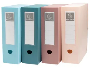 Boite classement exacompta skandi a4 pp recycle          fermeture pression dos 100mm  coloris assortis — Non classé