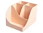 Pot A Crayons Exacompta Pen-Wave Skandi 5 Compartiments Coloris Nude — Aménagement d'espace — vue 2