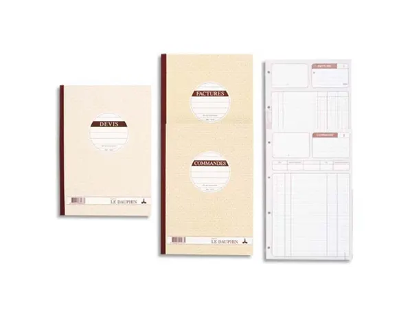 LE DAUPHIN Manifold "Livraisons", 210 x 210 mm, tripli — Papier, cahier & courrier