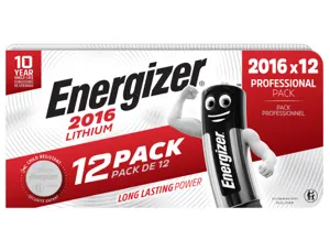 Pile energizer miniature lithium cr2016 blister 12     unites — Non classé