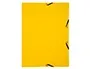 Chemise Exacompta Carte Lustree 350 gr A4 Fermeture Elastique Sans Rabat Sans Etiquette Coloris Jaune Lot De 10 —… — vue 2
