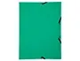 Chemise Exacompta Carte Lustree 350 gr A4 Fermeture Elastique Sans Rabat Sans Etiquette Coloris Vert Lot 10 —… — vue 2