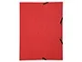 Chemise Exacompta Carte Lustree 350 gr A4 Fermeture Elastique Sans Rabat Sans Etiquette Coloris Rouge Lot De 10 —… — vue 2