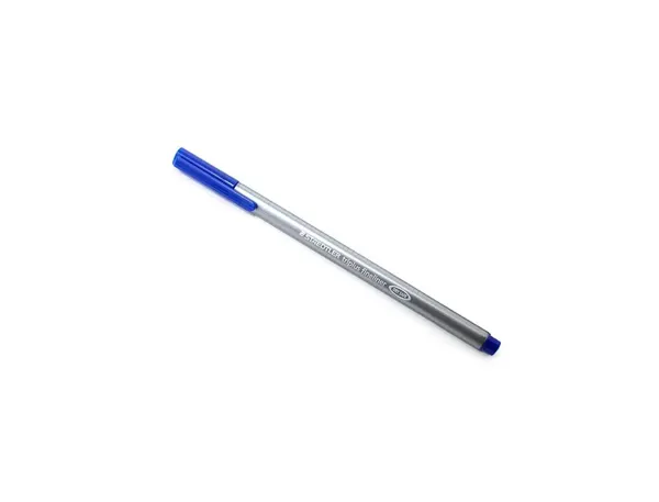 Feutre staedtler triplus fineliner 334 triangulaire    pointe superfine 0,3mm        coloris bleu — Non classé