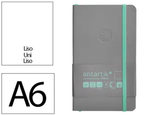 Carnet fermeture elastique vert menthe antartik notes couverture souple a6 papier uni ivoire 100 feuilles 80gr fsc gris —…