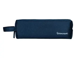Fourre-tout liderpapel 1 compartiment avec anse 21x7cm coloris bleu marine — Non classé
