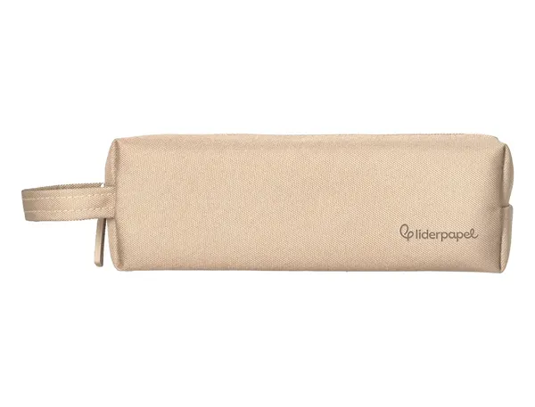 Fourre-tout liderpapel 1 compartiment avec anse 21x7cm coloris beige — Non classé