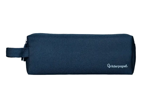 Fourre-tout liderpapel rectangulaire 2 compartiments anse de prehension 21x8cm     coloris bleu marine — Non classé