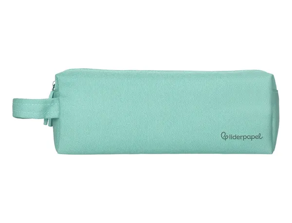 Fourre-tout liderpapel rectangulaire 2 compartiments anse de prehension 21x8cm     coloris vert amande — Non classé