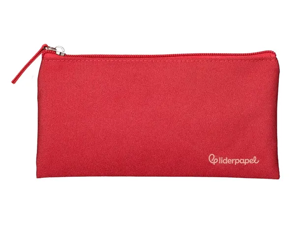 Fourre-tout liderpapel plat 1 compartiment 20x10cm coloris  rouge — Non classé