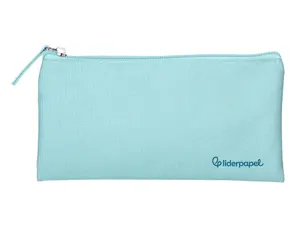 Fourre-tout liderpapel plat 1 compartiment 20x10cm coloris  bleu celeste — Non classé