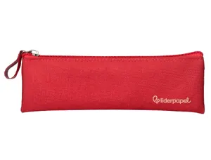 Fourre-tout liderpapel plat mince 1 compartiment 20x6cm   coloris rouge — Non classé