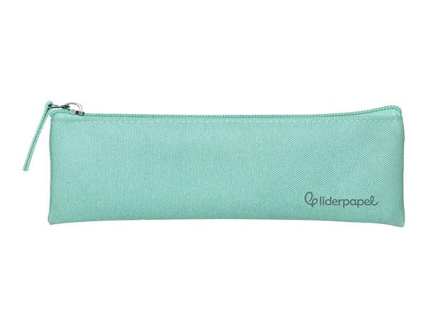 Fourre-tout liderpapel plat mince 1 compartiment 20x6cm   coloris vert amande — Non classé