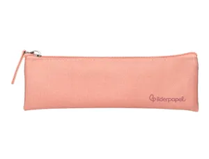 Fourre-tout liderpapel plat mince 1 compartiment 20x6cm   coloris rose peche — Non classé
