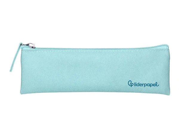 Fourre-tout liderpapel plat mince 1 compartiment 20x6cm   coloris bleu celeste — Non classé