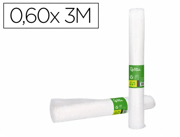 Film a bulles liderpapel ecouse 30% plastique recycle  33 microns rouleau 0,60x3m — Non classé