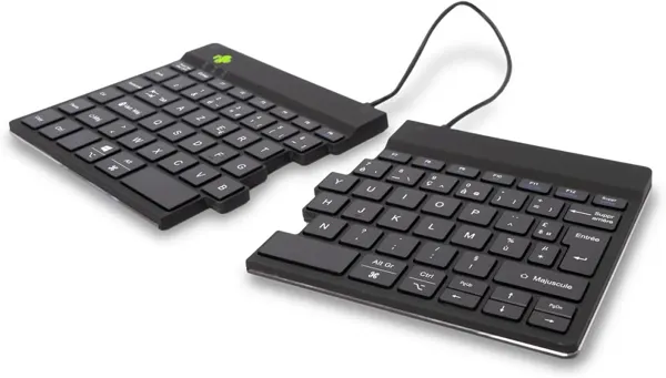Clavier ergonomique r-go split break v2 non-filaire    coloris noir — Non classé