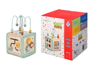 Jeu enfant imaginovo cubes d'activites bois +18mois      15,5x15,5x28 cm — Non classé