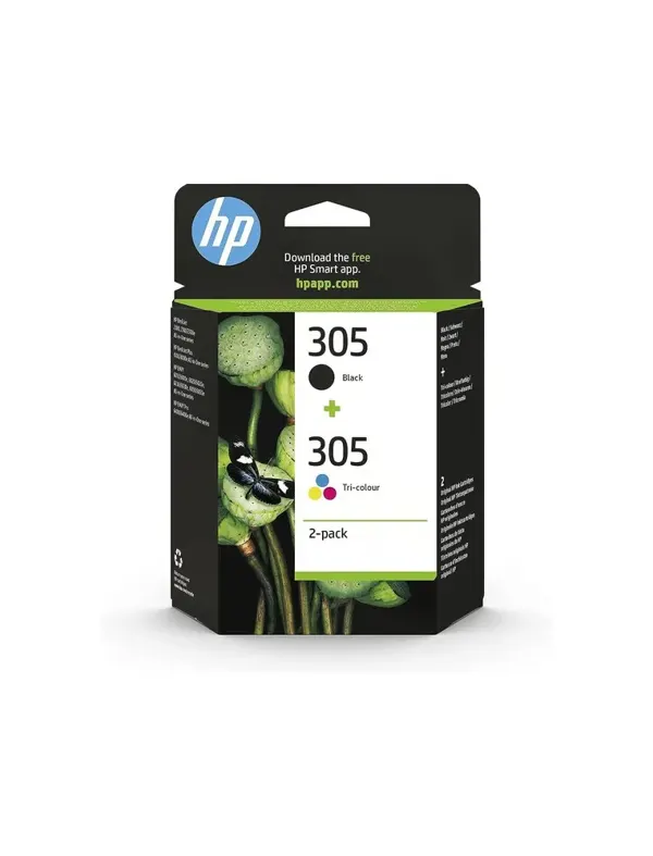 Cartouche d'encre original hp 305 100 p noir/cyan/magenta/jaune pack 2 couleur — Non classé